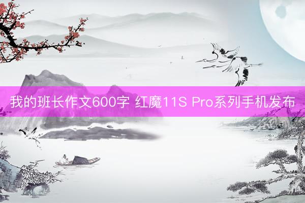 我的班长作文600字 红魔11S Pro系列手机发布